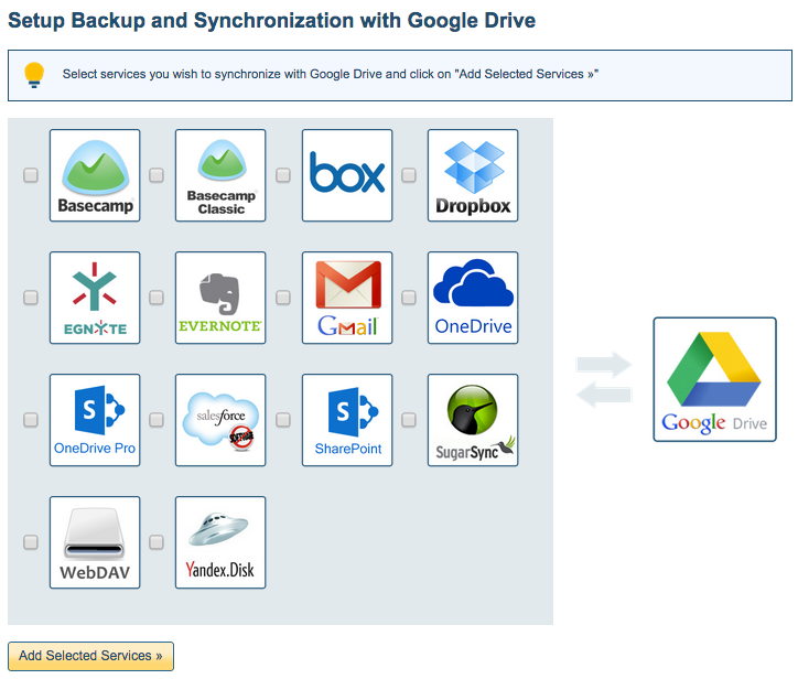 Backup to Google Drive icon