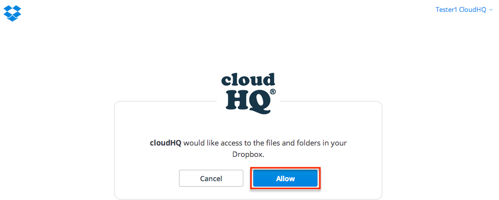 authorize cloudHQ