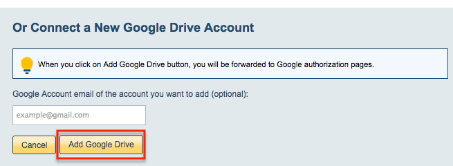  Google Drive account