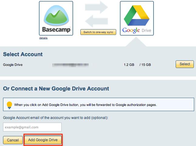 Google Drive account