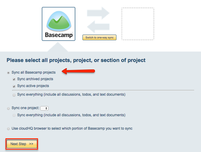Basecamp folder