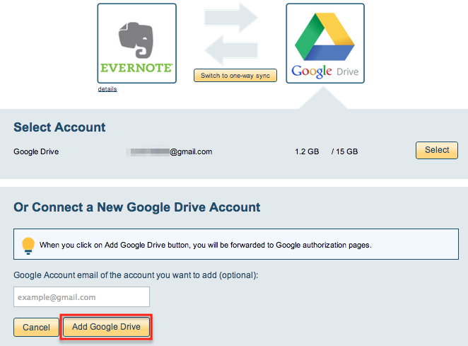  Google Drive account