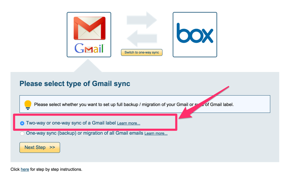 Two-way Gmail