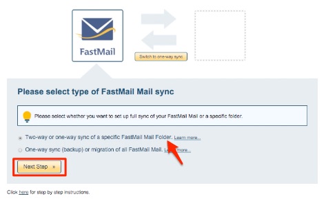 Two-way FastMail