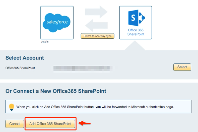 Office365 Sharepoint account