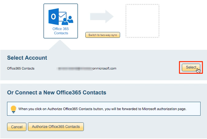 Office365 Contacts backup