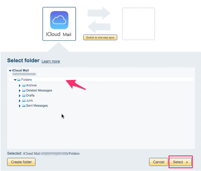 iCloud Mail label