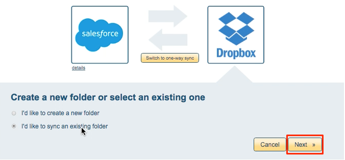 Dropbox folder
