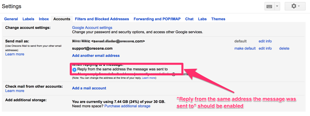 gmail send email as alias address