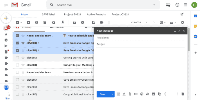 Créer un fichier PDF avec Gmail sans l'imprimer